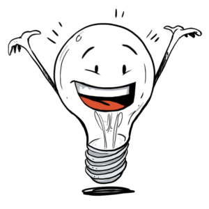 Sketch animation of a lightbulb